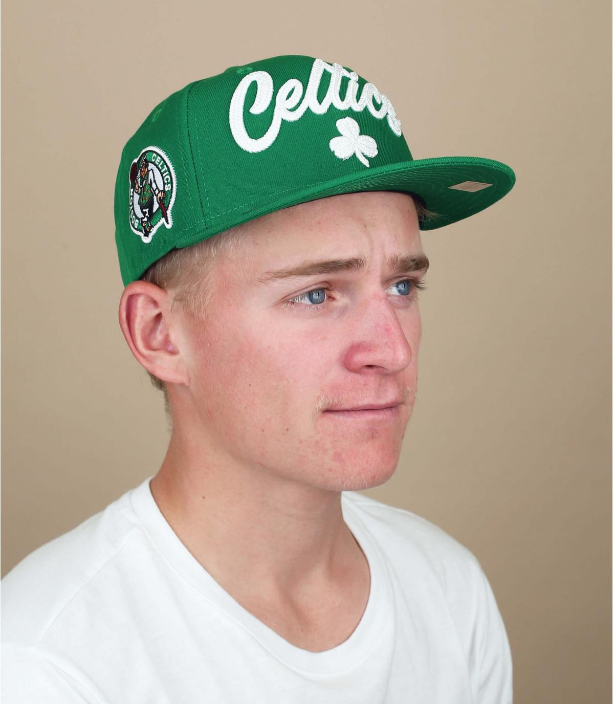 casquette Celtics vert Snapback NBA Draft Celtics 950